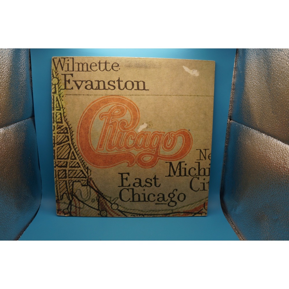 Chicago XI Vinyl Record LP 1977 Columbia JC 34860 Classic Rock Map Cover